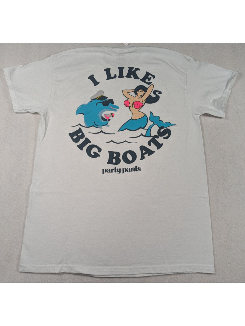 Party Pants - I Like Big Boats - Graphic Tshirt - Size S